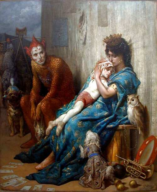 Akrobaci, Gustave Dore